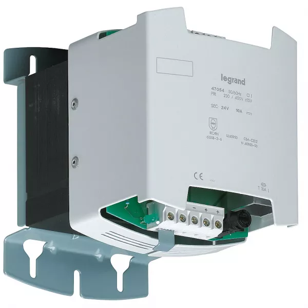 legrand-alim redress�e monophas�e non filtr�e - prim 230/400v~ - 24 v= - 240 w - 10a (047054)