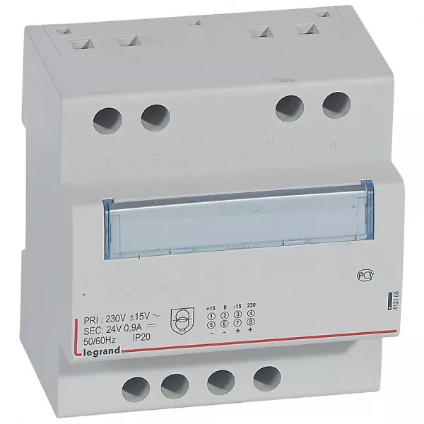 legrand-alimentation monophas�e redress�e filtr�e - 24 v= - 21,5 w - 0,9 a (413108)