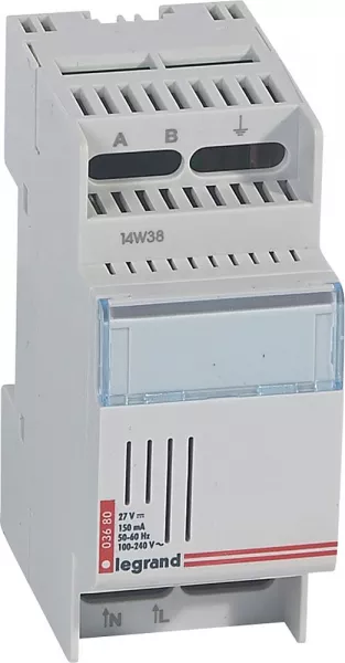 legrand-alimentation pour bus - 8 commandes auxiliaires des t�l�variateurs - 2 modules (003680)