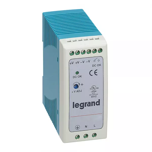 legrand-alimentation stabilis�e � d�coupage monophas�e entr�e 100-240v~/sortie 12v= 20w (146601)