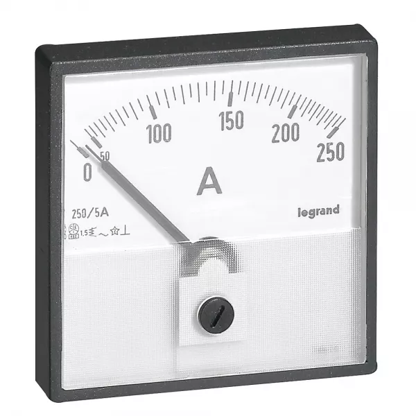 legrand-amp�rem�tre analogique � f�t rond �56mm � �quiper d\'un cadran de mesure (014600)
