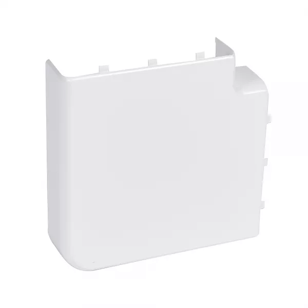 legrand-angle plat 90� goulotte � clippage direct mosaic 50x180mm -blanc antimicrobien (075724)