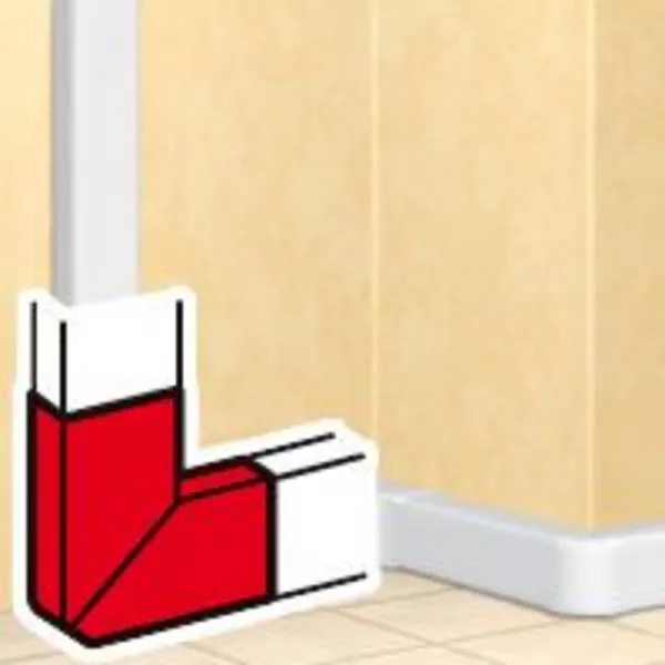 legrand-angles plat � 90� goulotte 2 ou 3 compartiments dlp �volutive 65x220mm (010796)