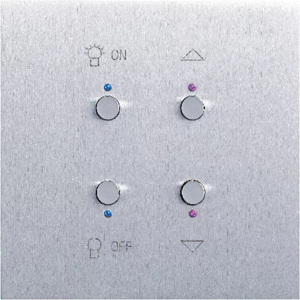 legrand-art d\'arnould univers epure inter lumi�re et volets myhome_up - acier bross� (67483)