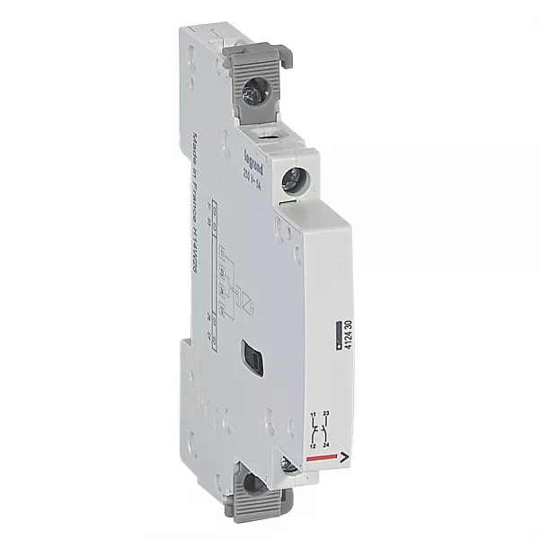 legrand-auxiliaire signalisation pour contacteur 25a - 5a 250v~ - o+f - 0,5 module (412430)