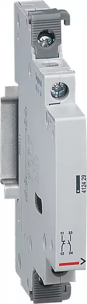legrand-auxiliaire signalisation t�l�rupteur/contacteur 1 mod 16a � 25a - o+f - 5a 250v~ (412429)