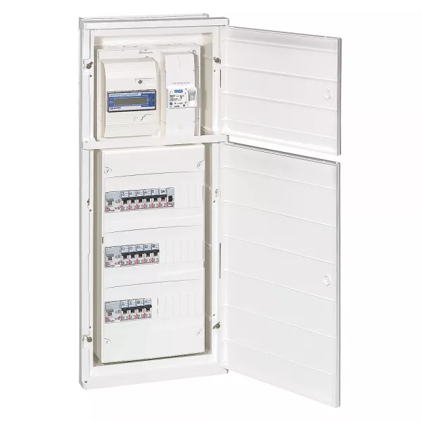 legrand-bac encastrement isolant faible prof pour gtl pour coffret 3 rang�es + platine (005105)