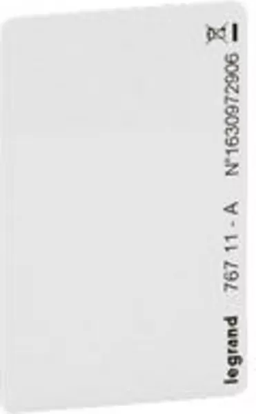 legrand-badge rigide avec trou pour porte clef (076712)
