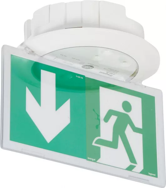 legrand-baes+baeh d\'�vacuation encastr� leds kickspot ip40 ik04 plastique sati connect� (062514)