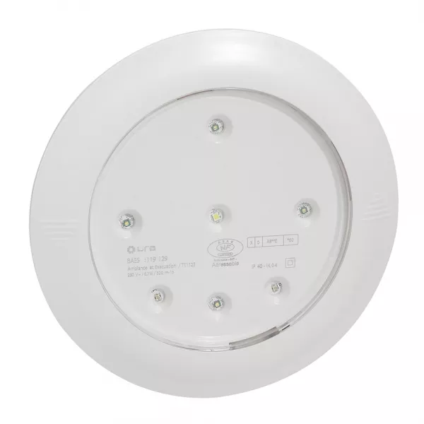 legrand-baes d\'ambiance encastr� � leds kickspot ip40 ik04 plastique sati connect� (062564)