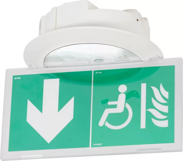 legrand-baes d\'�vacuation dbr � leds encastr� kickspot plastique ip40 ik04 sati connect� (062554)