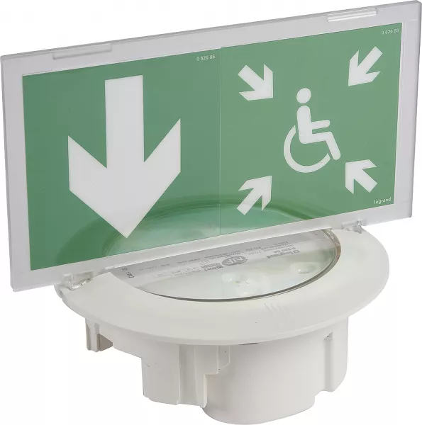 legrand-baes d\'�vacuation dbr encastr� leds kickspot plastique ip40 ik04 sati adressable (062654)