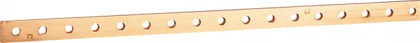 legrand-barre cuivre plate rigide - 25x4mm - 280/250a admissibles - l. 990mm (037438)