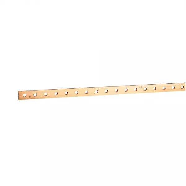legrand-barre cuivre plate rigide - 32x5mm - 450/400a admissibles - l. 1750mm (037419)