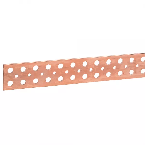 legrand-barre cuivre plate rigide - 80x551mm - 1000/900a admissibles - l. 1750mm (037443)