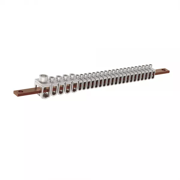 legrand-barre cuivre plate xl�hp 630 - 12x4mm avec �triers 12 modules (2bpl12)