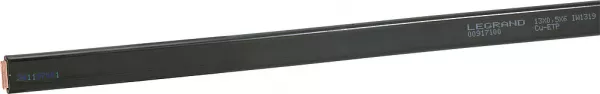 legrand-barre cuivre souple section 32x5mm - 630a ou 400a admissibles - longueur 2m (037412)