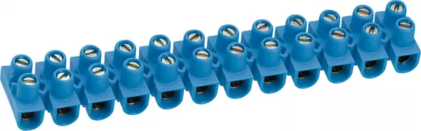 legrand-barrette de connexion nylbloc avec capacit� assign�e 16mm� - bleu (034207)