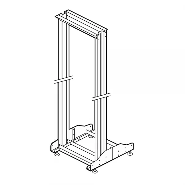 legrand-b�ti-rack 19pouces 2 montants capacit� 42u - 1965x550x640mm (046395)