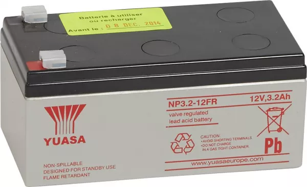 legrand-batterie au plomb 12v 3ah pour cmsi typeb r�ference 040650 (040748)