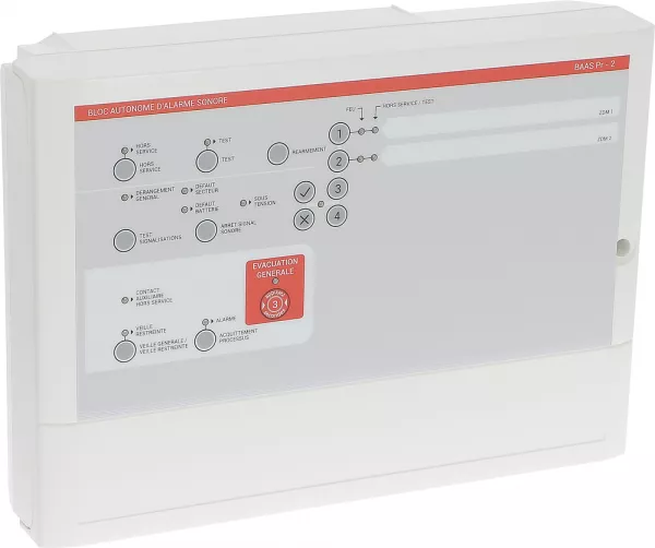 legrand-bloc autonome d\'alarme sonore principal tableau d\'alarme 2 boucles ip30 ik07 (140502)