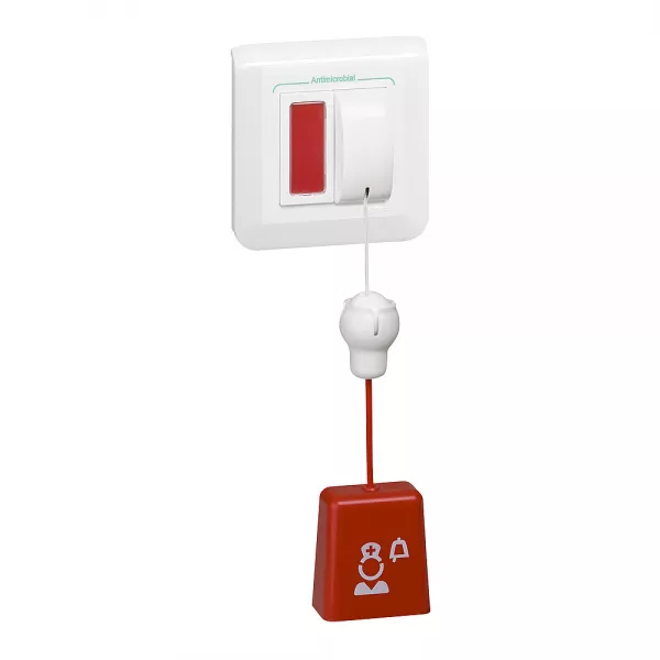 legrand-bloc d\'appel sanitaire avec poussoir � tirette verticale et voyant � led mosaic (076664l)