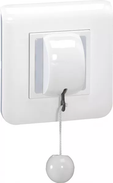 legrand-bloc d\'appel sanitaire avec poussoir � tirette verticale et voyant prog mosaic (076664)