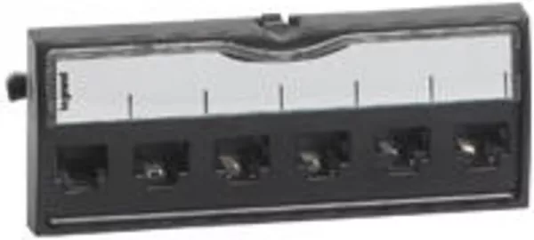 legrand-bloc de 6 connecteurs rj45 cat�gorie6 utp lcs� pour panneau de brassage (033564)