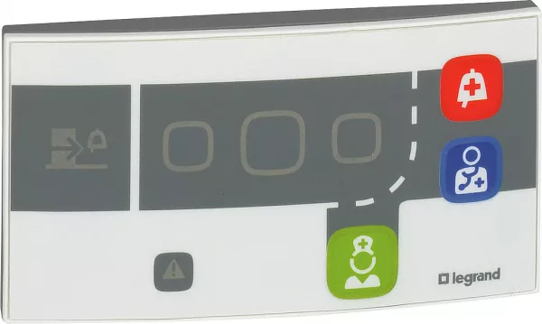 legrand-bloc de porte chambre mosaic appel infirmi�re avec indicateur d\'appel lumineux (076606)