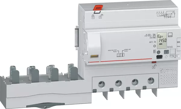 legrand-bloc diff adapt dx�-� vis-4p- 400v~-comptage -125a - typehpi - 30/3000ma - 7,5 m (410658)