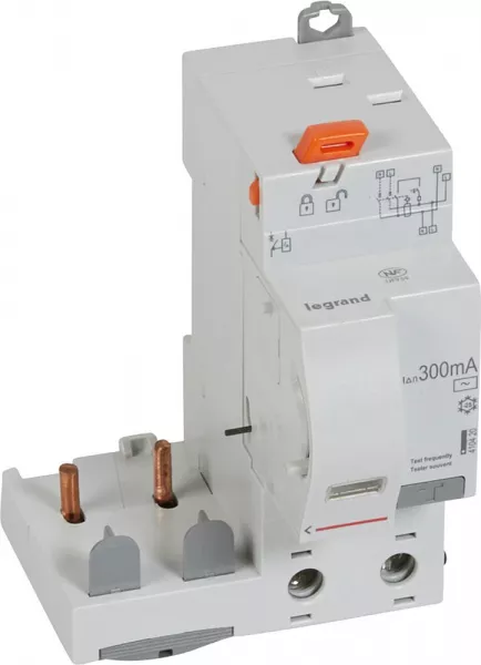 legrand-bloc diff adapt dx�-auto-2p-230/400v~- 63a - typeac 300 ma - disjoncteur 1 mod/p (410420)