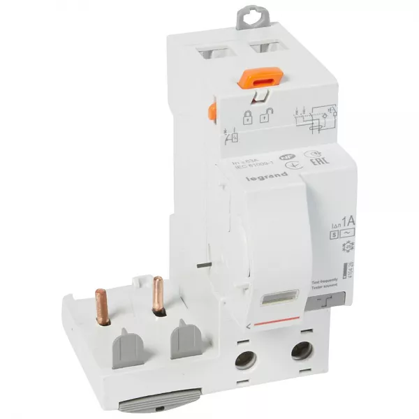 legrand-bloc diff adapt dx�-vis-2p-230/400v~~-63a-typeac-1000ma s�lect-disj 1 mod/p�le (410426)