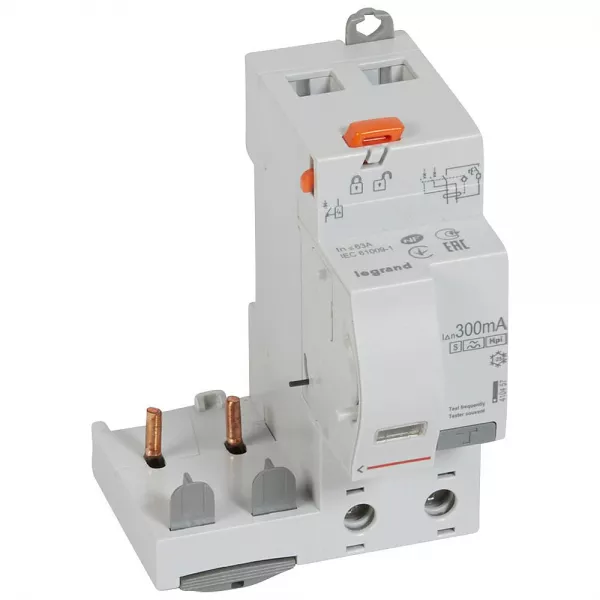 legrand-bloc diff adapt dx�-vis-2p-230/400v~~-63a-typef-s 300ma s�lect-disj 1 mod/p�le (410457)