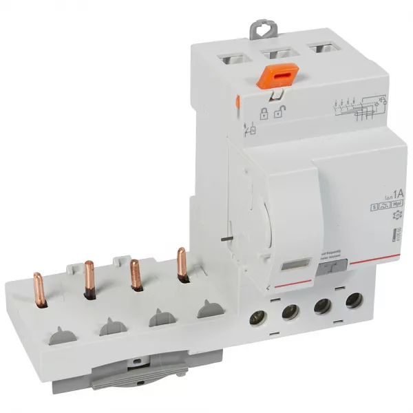 legrand-bloc diff adapt dx�-vis-4p-400v~-63a-typef-1000ma s�lec-disj 1mod/p-c�bl trad (410560)
