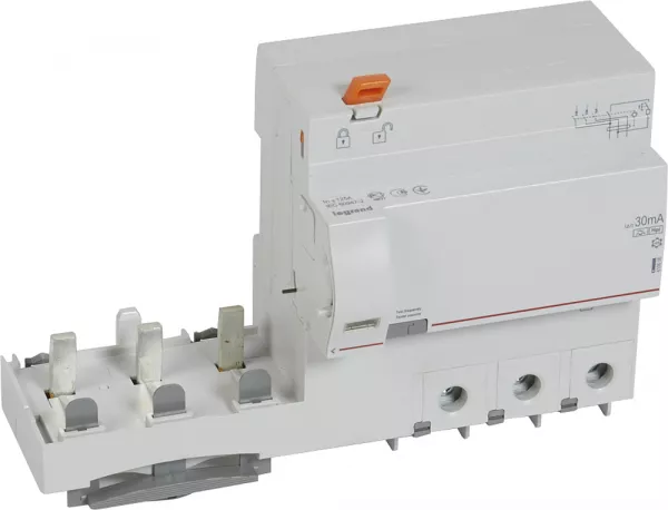 legrand-bloc diff adaptable � vis dx� - disj. 1,5 module/p�le 3p 400v~ 125a typef 30ma (410606)