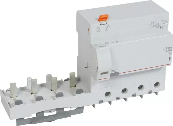 legrand-bloc diff adaptable � vis dx� - disj. 1,5 module/p�le 4p 400v~ 125a typef 30ma (410637)