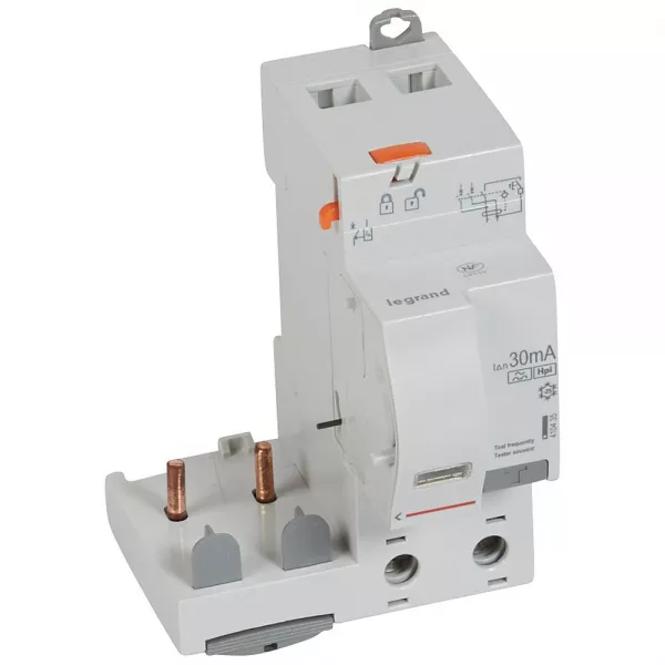 legrand-bloc diff adaptable � vis dx� disj 1 module/p�le -2p 230-400v~ -63a -typef 30ma (410435)