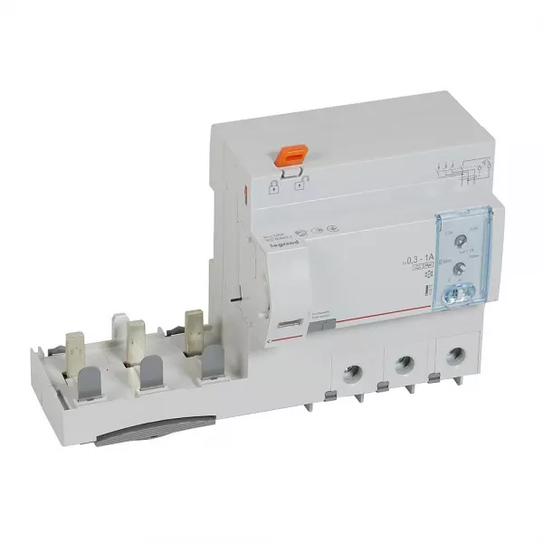 legrand-bloc diff adaptable � vis dx� pour disj 1,5 mod/p�le -3p 125a -typef r�glable (410612)
