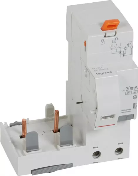 legrand-bloc diff adaptable � vis dx� pour disj 1,5 mod/p�le 2p 230-400v~ 63a typef 30ma (410576)