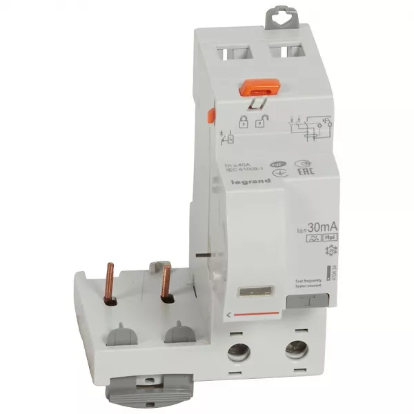 legrand-bloc diff adaptable � vis dx� pour disj 1 mod/p�le 2p 230 � 400v~ 40a typef 30ma (410434)