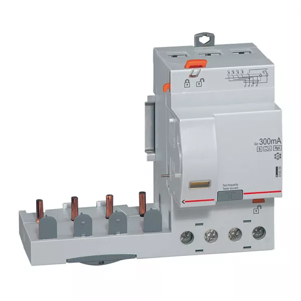 legrand-bloc diff adaptable � vis dx� pour disj 1 mod/p�le 4p 63a typef 300ma s�lectif (410555)