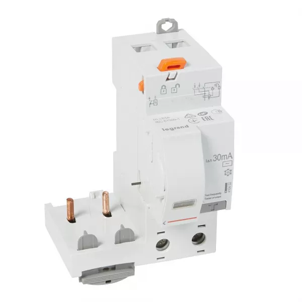 legrand-bloc diff adaptable vis dx� pour disj 1 mod/p�le -2p 230 � 400v~ 63a typeac 30ma (410402)