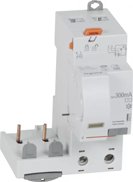 legrand-bloc diff adaptable vis dx� pour disj 1 mod/p�le 2p 230 � 400v~ 40a typeac 300ma (410413)