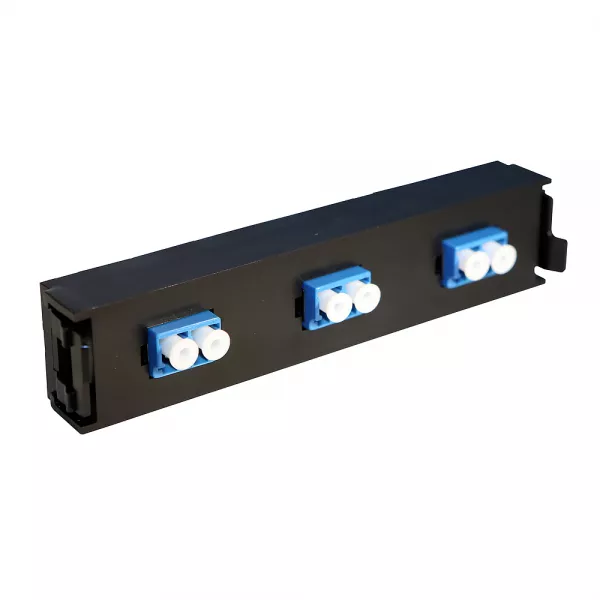legrand-bloc fibre optique monomode lcs� lc duplex pour 6 fibres (032113)
