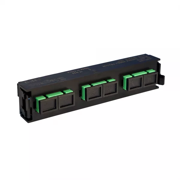legrand-bloc fibre optique monomode lcs� sc apc duplex pour 6 fibres (032112)