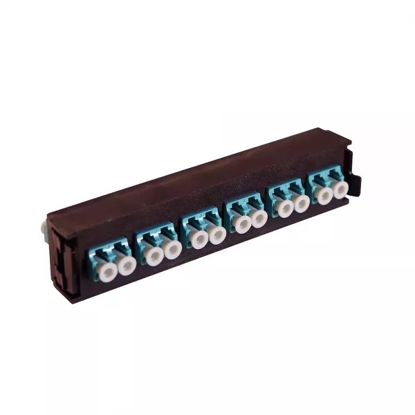 legrand-bloc fibre optique multimodes lcs� lc duplex pour 12 fibres multimodes - aqua (032137)