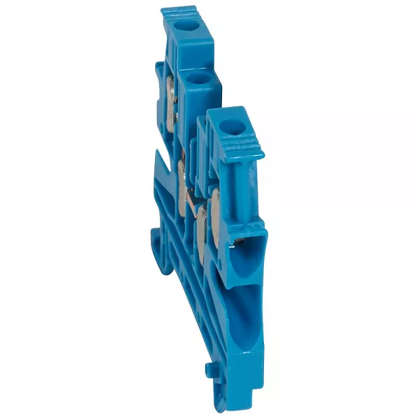legrand-bloc jonc viking 3 � vis - 1 jonc/2 entr�es/2 sorties - bleu - pas 6 (037109)