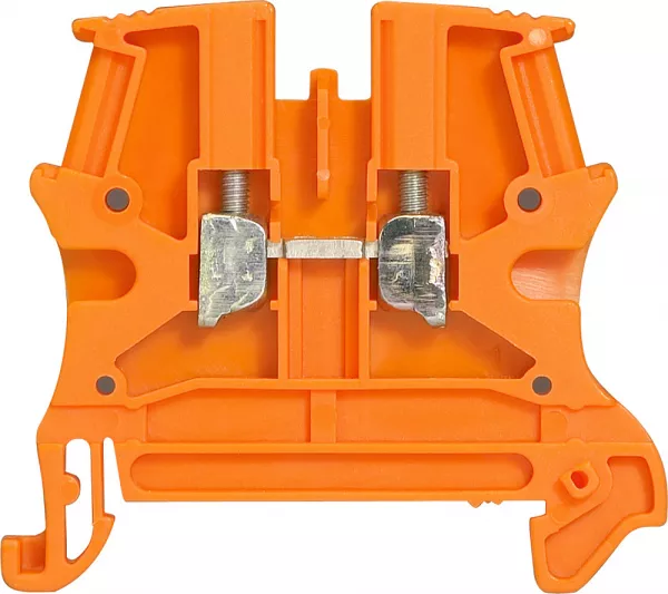 legrand-bloc jonc viking 3 � vis - 1 jonction/1 entr�e/1 sortie - orange - pas 5 (037120)