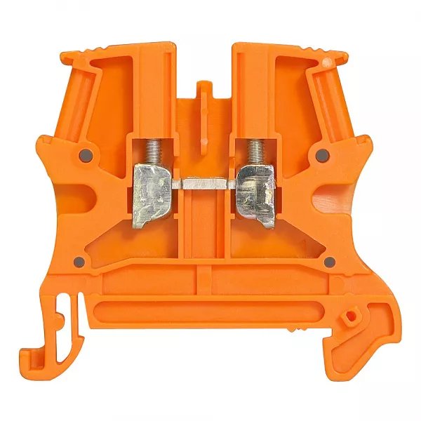 legrand-bloc jonc viking 3 � vis - 1 jonction/1 entr�e/1 sortie - orange - pas 6 (037121)