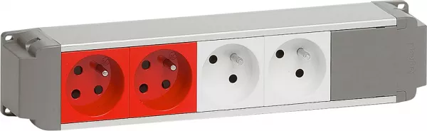legrand-bloc nourrice 2x2p+t f/b+2x2p+t f/b detr (053405)